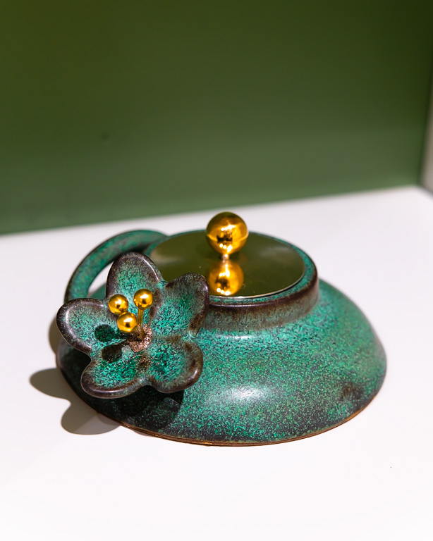 Pistiller, keramik Elna-Karin Helgesson, silver Karlheinz Sauer-